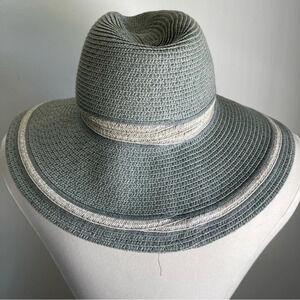 August Hat Company wide brim floppy woven hat
